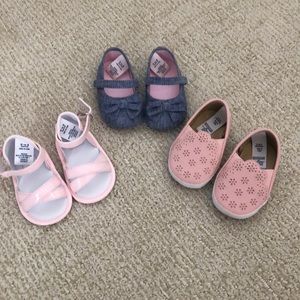 Janie and Jack baby girl shoe bundle
